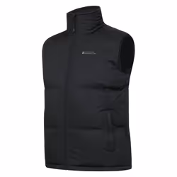 Mountain Warehouse Mens Rock Padded Gilet - XS, Black
