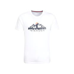 Mountain Warehouse Mens Wander Organic Cotton T-Shirt - S, White