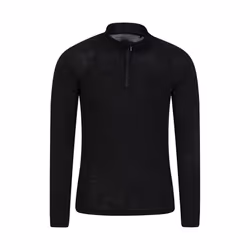 Mountain Warehouse Mens Merino II Base Layer Top - 3XL, Black
