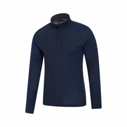 Mountain Warehouse Mens Merino II Base Layer Top - 3XL, Navy