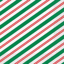 Unique Party Candy Swirls Disposable Napkins (Pack of 16)