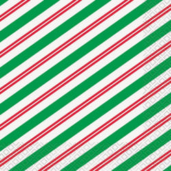 Unique Party Candy Swirls Disposable Napkins (Pack of 16)