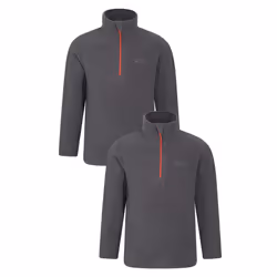 Mountain Warehouse Childrens/Kids Camber Fleece (Pack of 2)