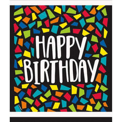 Unique Party Paper Mosaic Birthday Napkins (Pack of 16)