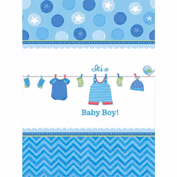 Amscan Its Baby Boy Party Table Cover