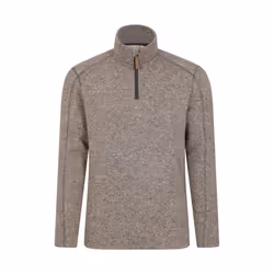 Mountain Warehouse Mens Idris II Half Zip Fleece Top - M, Beige