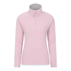 Mountain Warehouse Womens/Ladies Montana Half Zip Fleece Top - 28 UK, Pink
