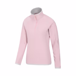 Mountain Warehouse Womens/Ladies Montana Half Zip Fleece Top - 28 UK, Pink