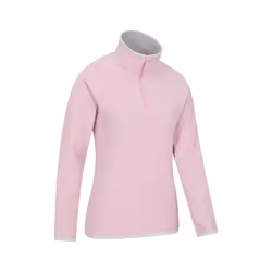 Mountain Warehouse Womens/Ladies Montana Half Zip Fleece Top - 28 UK, Pink