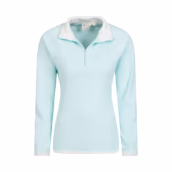Mountain Warehouse Womens/Ladies Montana Half Zip Fleece Top - 8 UK, Mint