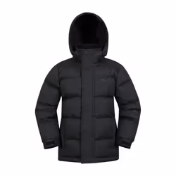 Mountain Warehouse Childrens/Kids Snow II Water Resistant Padded Jacket - 11-12 Years, Black