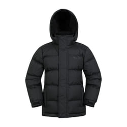 Mountain Warehouse Childrens/Kids Snow II Water Resistant Padded Jacket - 11-12 Years, Black