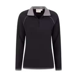 Mountain Warehouse Womens/Ladies Montana Half Zip Fleece Top - 16 UK, Black