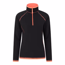 Mountain Warehouse Womens/Ladies Montana Half Zip Fleece Top - 12 UK, Jet Black