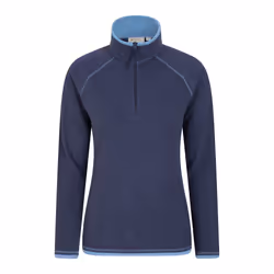 Mountain Warehouse Womens/Ladies Montana Half Zip Fleece Top - 14 UK, Navy