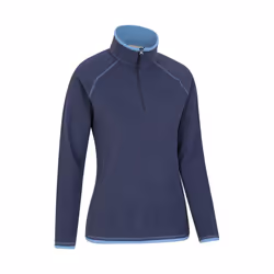 Mountain Warehouse Womens/Ladies Montana Half Zip Fleece Top - 14 UK, Navy