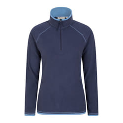 Mountain Warehouse Womens/Ladies Montana Half Zip Fleece Top - 16 UK, Navy