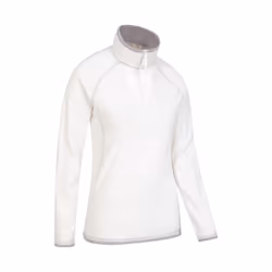 Mountain Warehouse Womens/Ladies Montana Half Zip Fleece Top - 12 UK, Beige