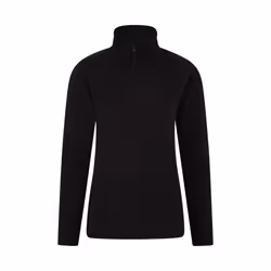 Mountain Warehouse Womens/Ladies Camber II Fleece Top - XL, Black