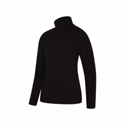 Mountain Warehouse Womens/Ladies Camber II Fleece Top - XL, Black
