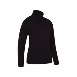 Mountain Warehouse Womens/Ladies Camber II Fleece Top - XL, Black