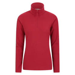 Mountain Warehouse Womens/Ladies Camber II Fleece Top - S, Red