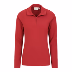 Mountain Warehouse Womens/Ladies Camber II Fleece Top - M, Red