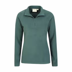 Mountain Warehouse Womens/Ladies Camber II Fleece Top - S, Khaki