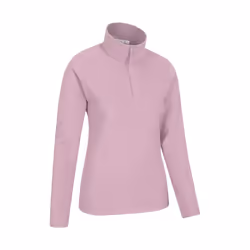Mountain Warehouse Womens/Ladies Camber II Fleece Top - L, Light Pink