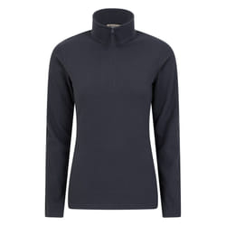 Mountain Warehouse Womens/Ladies Camber II Fleece Top - M, Dark Blue