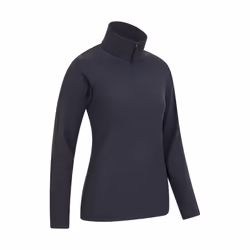Mountain Warehouse Womens/Ladies Camber II Fleece Top - XL, Dark Blue