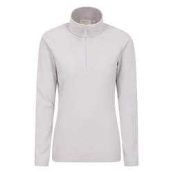 Mountain Warehouse Womens/Ladies Camber II Fleece Top - XXS, Frosted