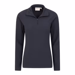 Mountain Warehouse Womens/Ladies Camber II Fleece Top - L, Dark Blue