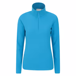 Mountain Warehouse Womens/Ladies Camber II Fleece Top - L, Cobalt