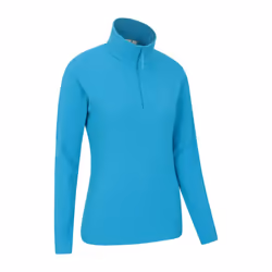 Mountain Warehouse Womens/Ladies Camber II Fleece Top - L, Cobalt