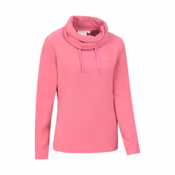 Mountain Warehouse Womens/Ladies Hebridean Cowl Neck Fleece Top - 8 UK, Dark Pink