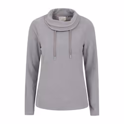 Mountain Warehouse Womens/Ladies Hebridean Cowl Neck Fleece Top - 6 UK, Dark Grey
