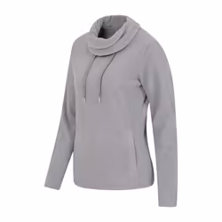 Mountain Warehouse Womens/Ladies Hebridean Cowl Neck Fleece Top - 6 UK, Dark Grey