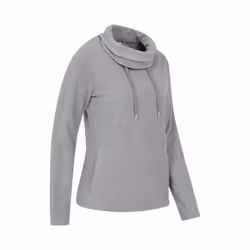 Mountain Warehouse Womens/Ladies Hebridean Cowl Neck Fleece Top - 6 UK, Dark Grey
