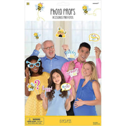 Amscan What Will It Bee? Gender Reveal Photobooth Props (Pack of 13)