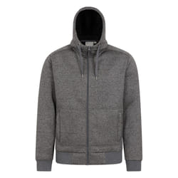 Mountain Warehouse Mens Nevis II Faux Fur Hoodie - 4XL, Black