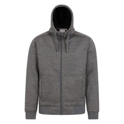 Mountain Warehouse Mens Nevis II Faux Fur Hoodie - XXS, Black