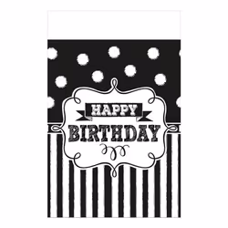 Amscan Plastic Happy Birthday Party Table Cover