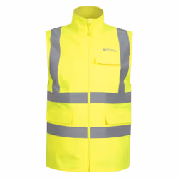 Mountain Warehouse Unisex Adult Waterproof Work Hi-Vis Vest - XL, Yellow