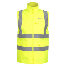 Mountain Warehouse Unisex Adult Waterproof Work Hi-Vis Vest - XL, Yellow