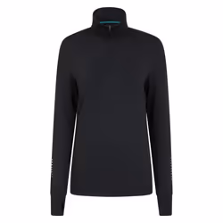 Mountain Warehouse Womens/Ladies Half Zip Long-Sleeved Running Midlayer - 6 UK, Black
