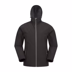 Mountain Warehouse Mens Exodus Waterproof Soft Shell Jacket - XL, Black