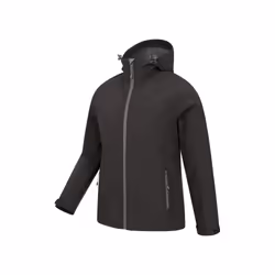 Mountain Warehouse Mens Exodus Waterproof Soft Shell Jacket - XL, Black