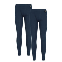 Mountain Warehouse Mens Merino Wool Base Layer Bottoms (Pack of 2) - 3XL, Navy