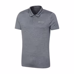 Mountain Warehouse Mens Agra Stripe Polo Shirt - XXS, Grey